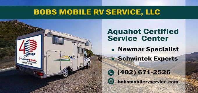 An ad for bobs mobile rv service llc