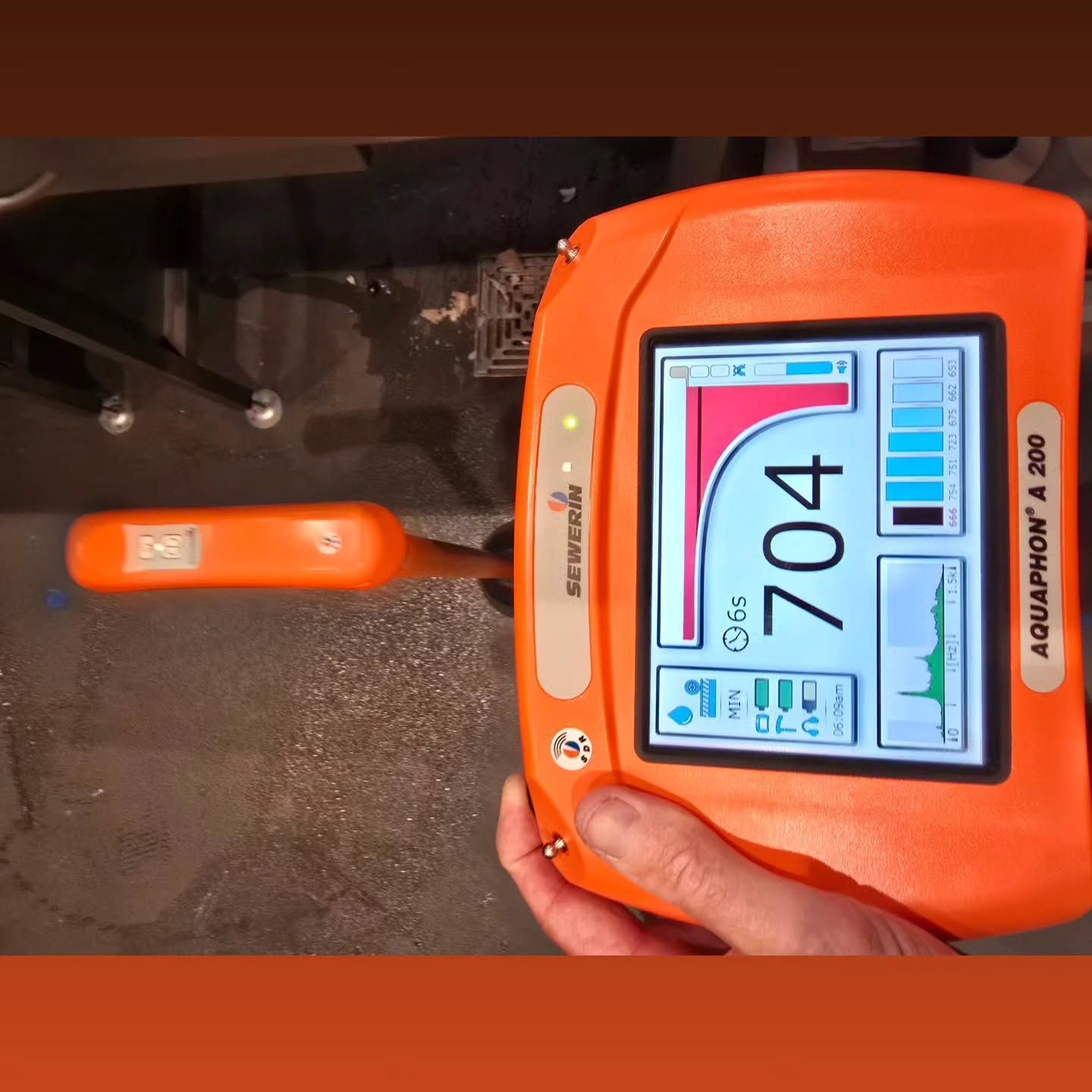A Device Displays the Number 130 on the Screen — Dowds Pipe and Cable Locating in Farmborough Heights, NSW