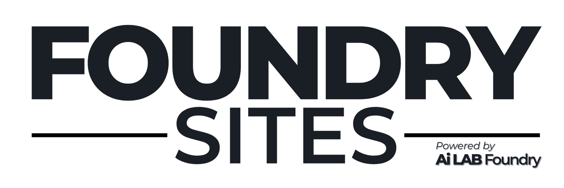 Foundry Sites logo with text 