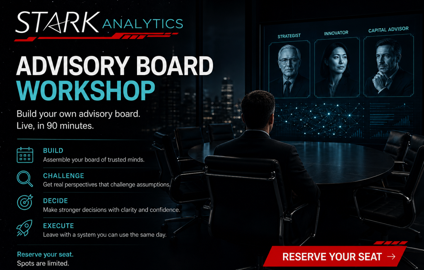 Stark Advisory Board Workshop | Build Your Own AI Advisory Board in 90 ...