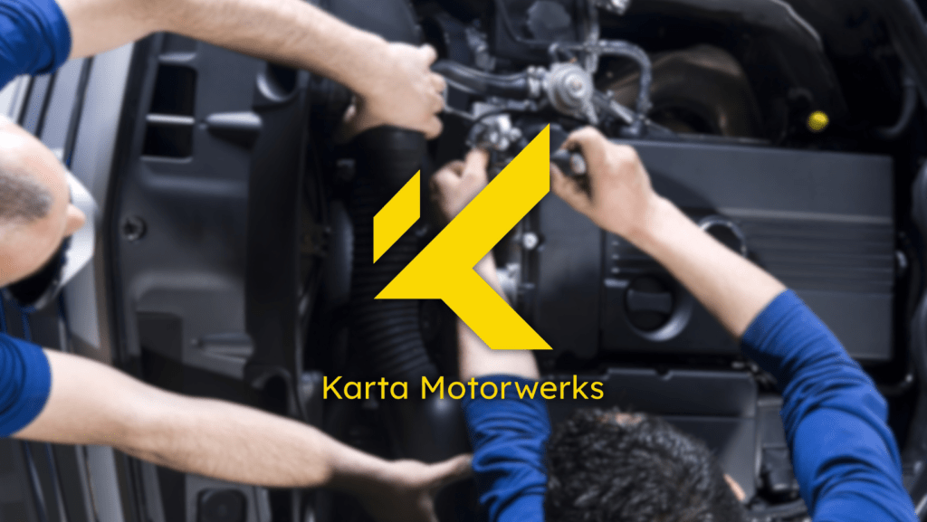 A group of men are working on a car engine. | Karta Motorwerks