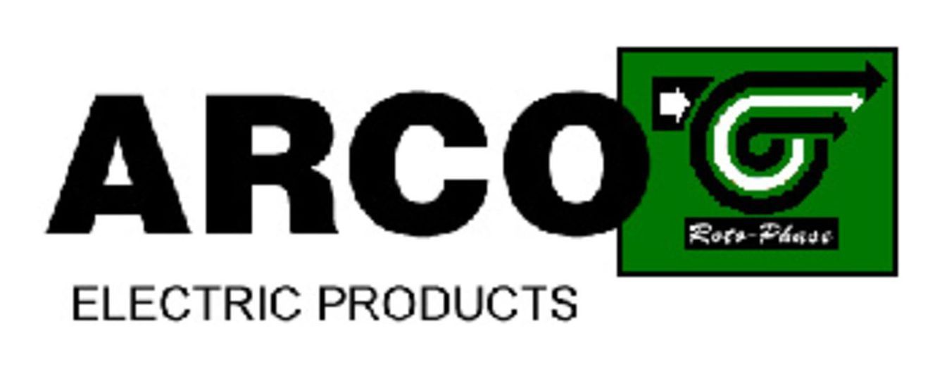 Arco g electric products logo on a white background