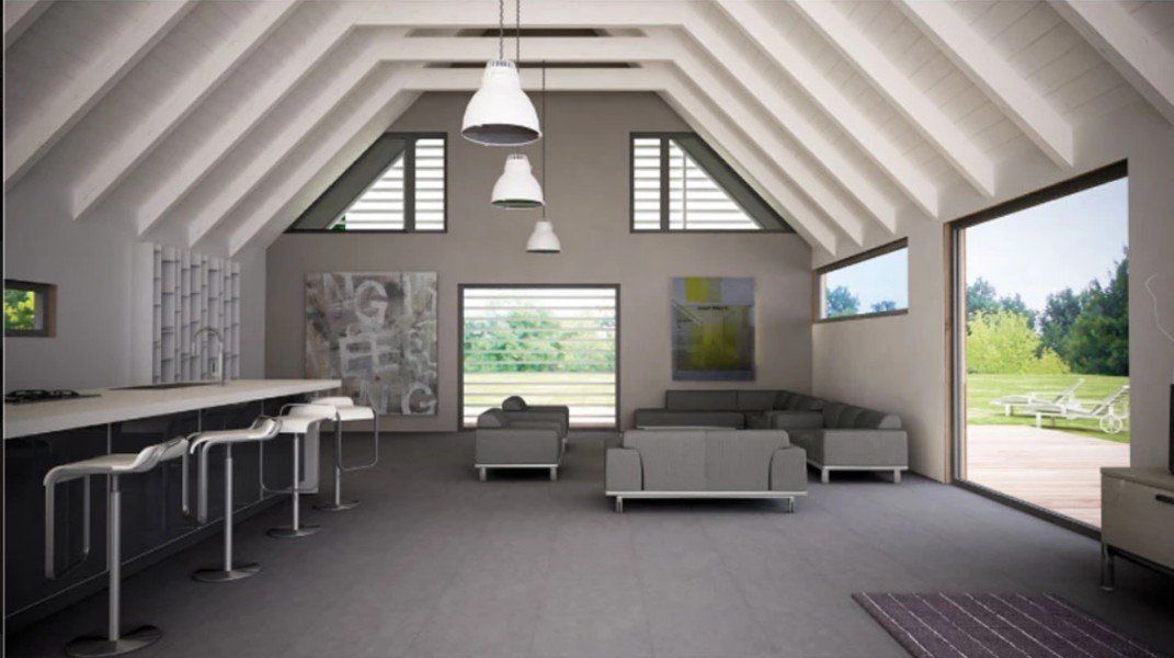 Interno casa in legno