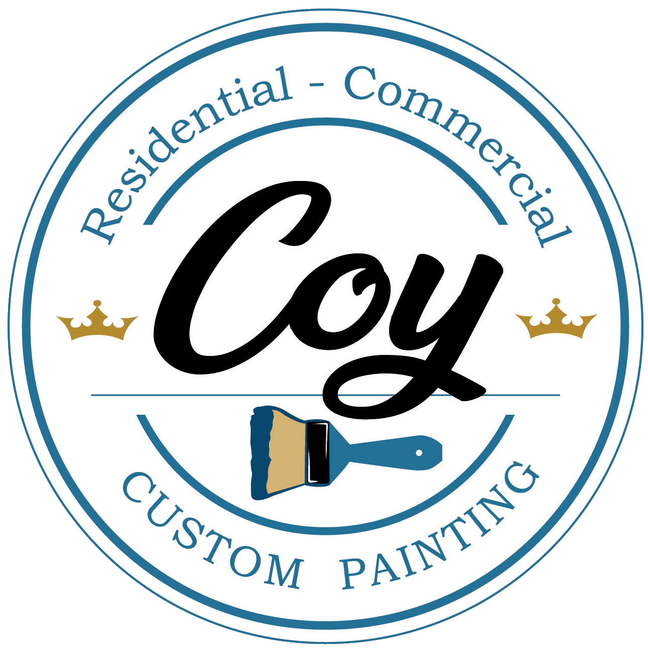 Coy Custom Painting Business Logo