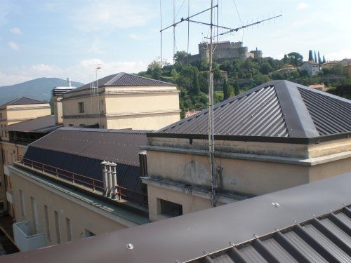 tetto con copertura impermeabilizzata