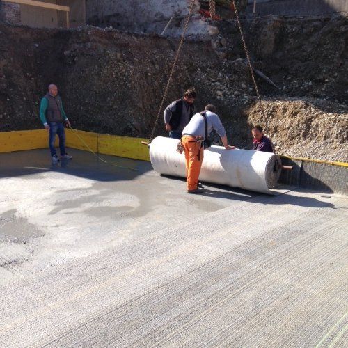 bobina di materiale impermeabilizzante per terrazzi