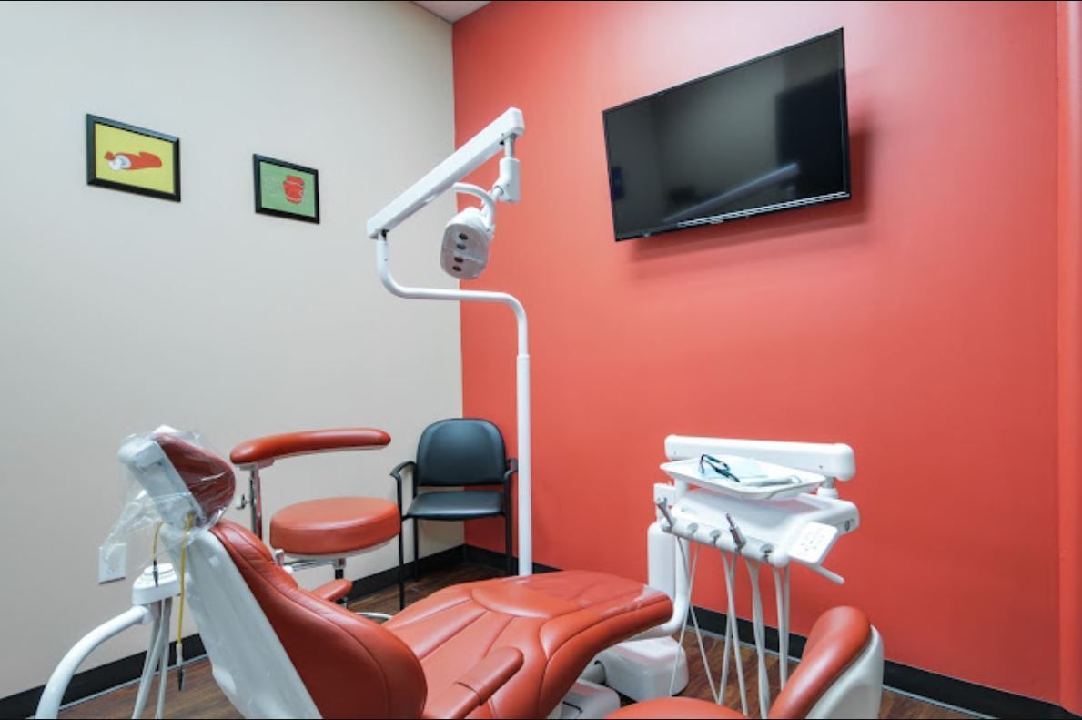 Dental Zone-Cleburne-Texas Dental chair- Red 