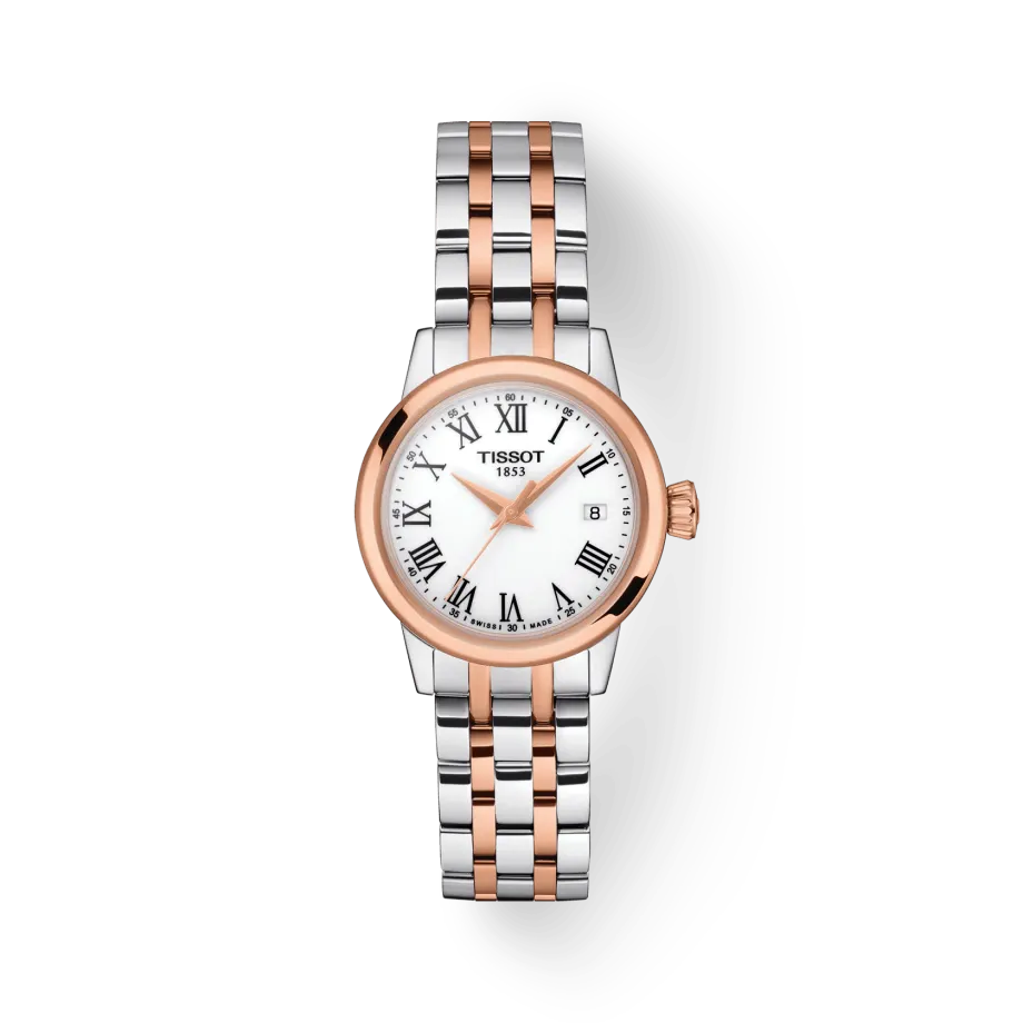 Tissot Classic Dream lady bicolore bianco