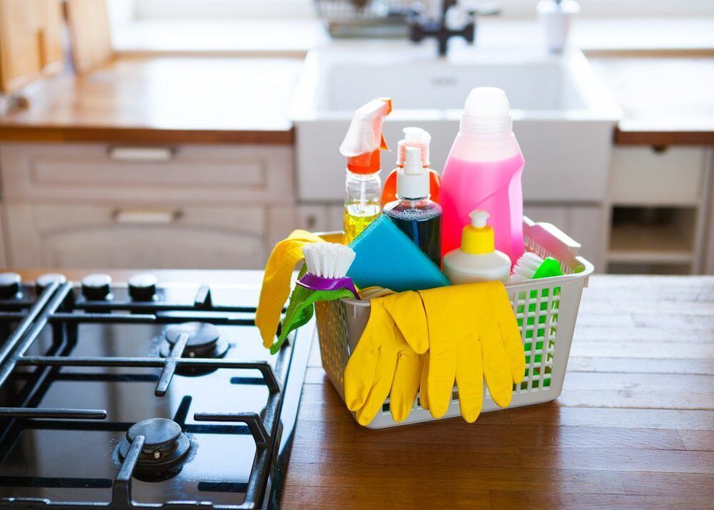 Cleaning Tools For Kitchen — Toowoomba Cleaning Co in Highfields, QLD