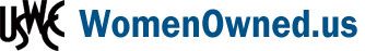 A logo for a website called womenowned.us