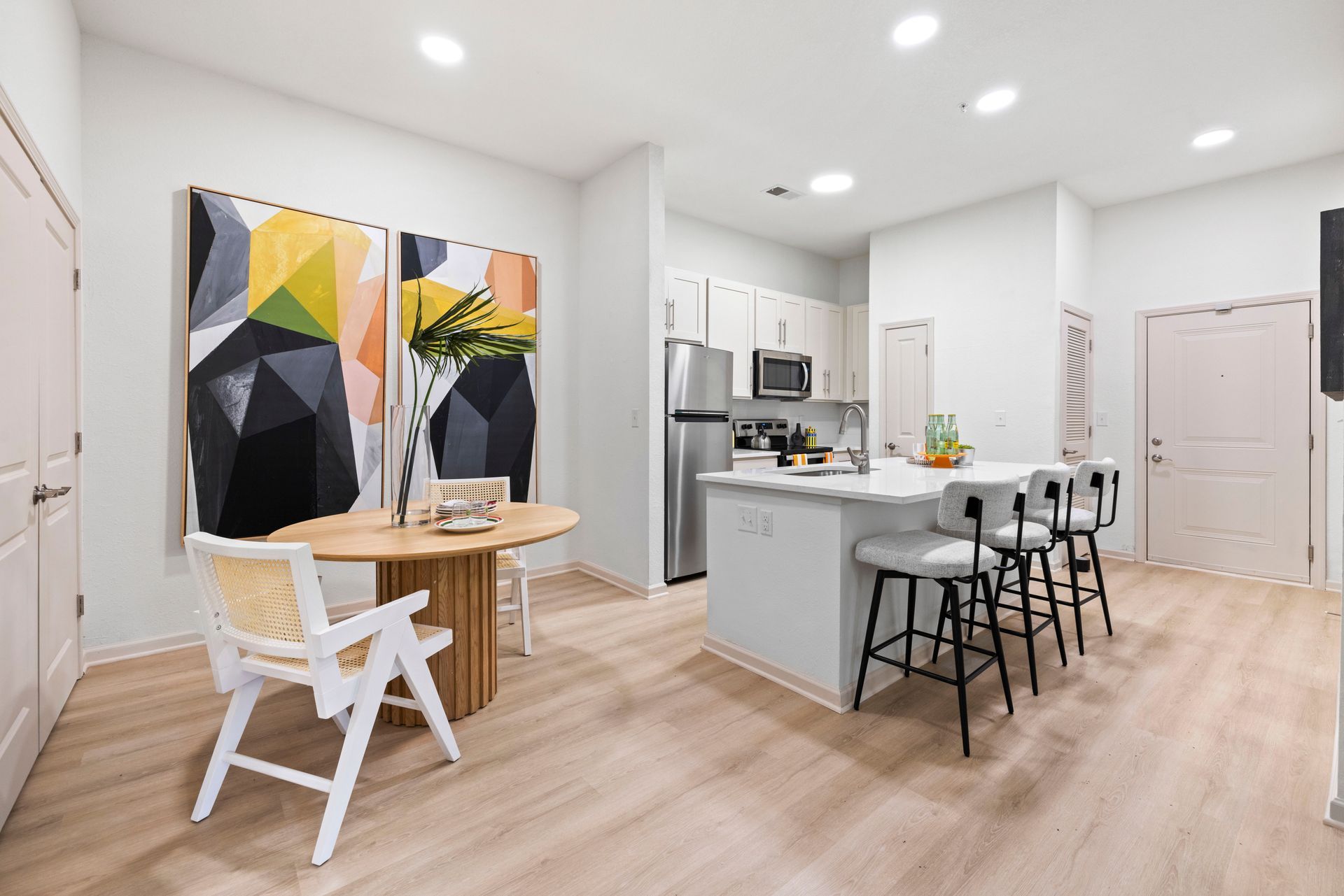 Kitchen at Silver Collection at Waterford in Huntersville, NC.