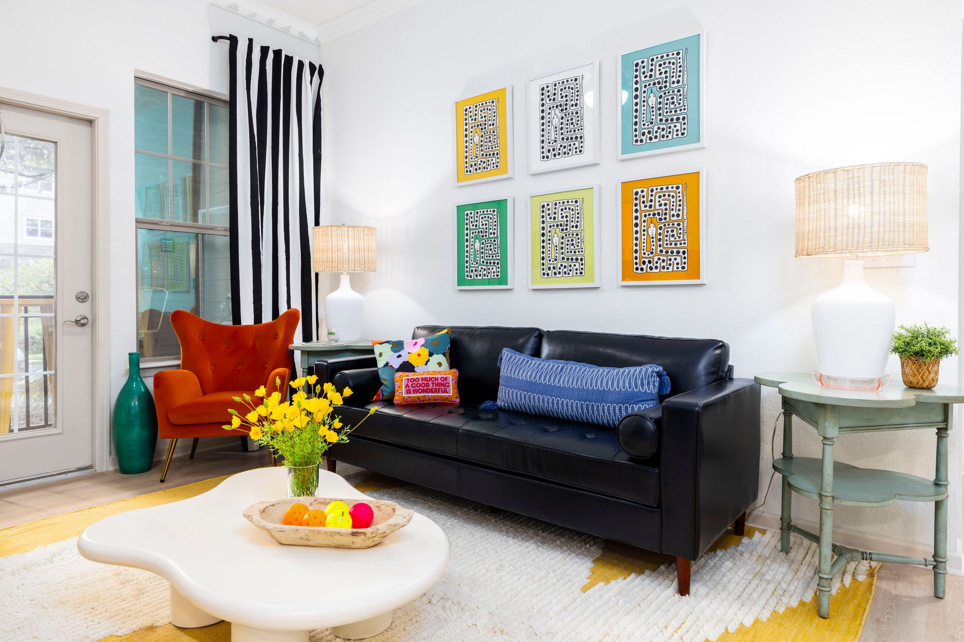 Living room at Silver Collection at Waterford in Huntersville, NC.