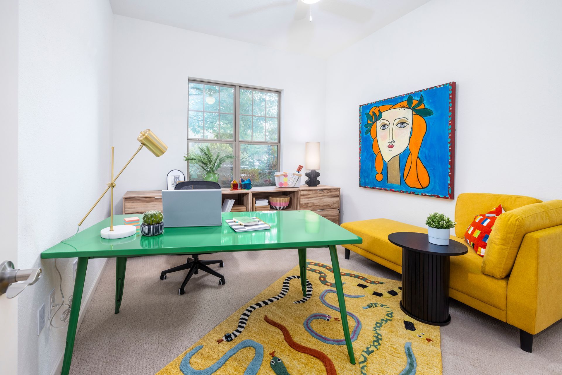 Office at Silver Collection at Waterford in Huntersville, NC.