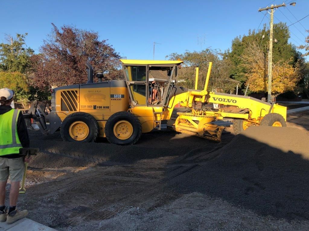 Distributing Sand — Ballarat VIC — Ballarat Excavation & Transport