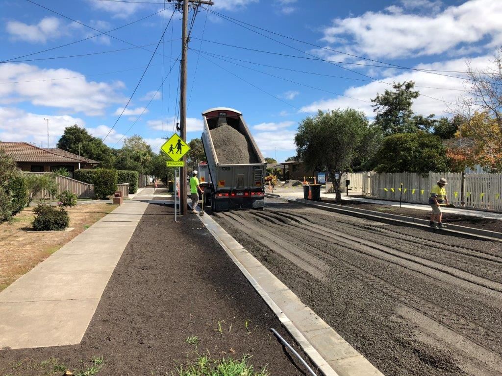 Unloading Sand — Ballarat VIC — Ballarat Excavation & Transport