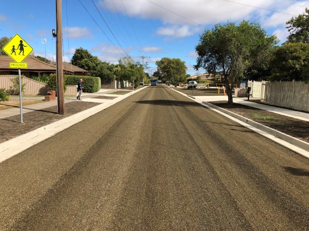 Newly Reconstructed Road — Ballarat VIC — Ballarat Excavation & Transport