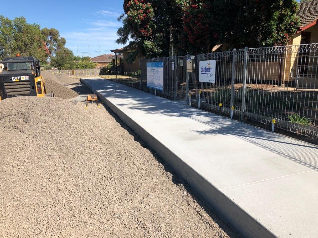 Concrete Sidewalk — Ballarat VIC — Ballarat Excavation & Transport