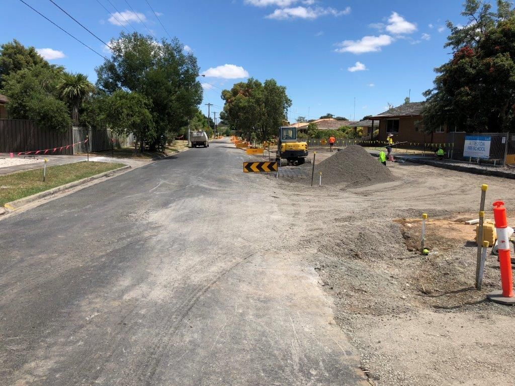 Old Road Reconstruction — Ballarat VIC — Ballarat Excavation & Transport