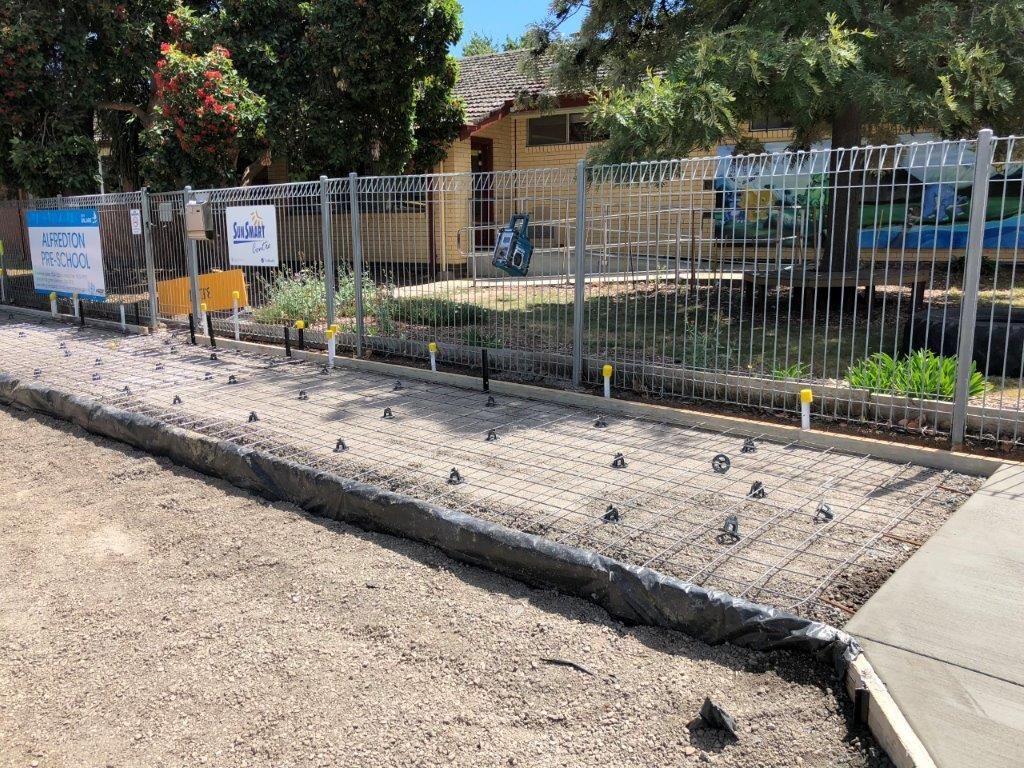 Sidewalk In Progress — Ballarat VIC — Ballarat Excavation & Transport