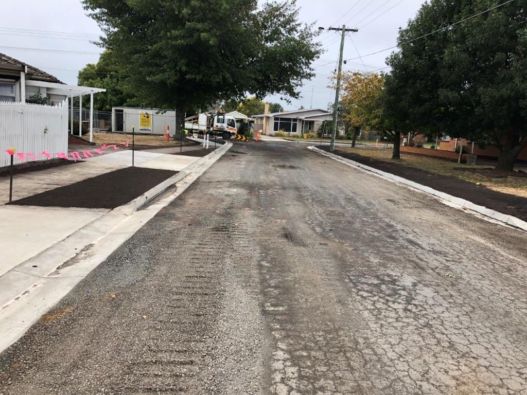 Before Road Reconstruction — Ballarat VIC — Ballarat Excavation & Transport