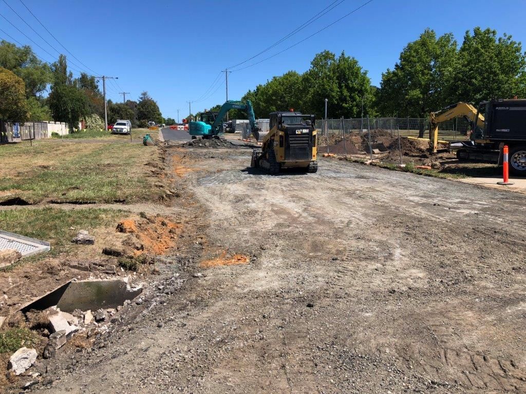 View of Old Road — Ballarat VIC — Ballarat Excavation & Transport