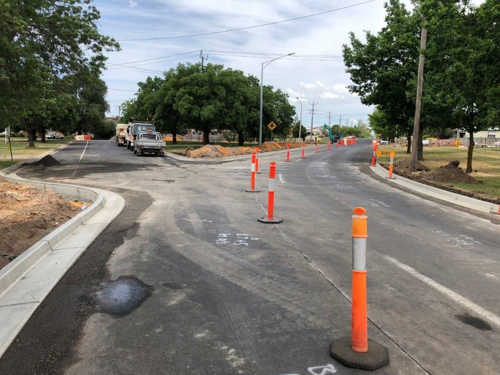 Reconstruction of Winter Street — Ballarat VIC — Ballarat Excavation & Transport