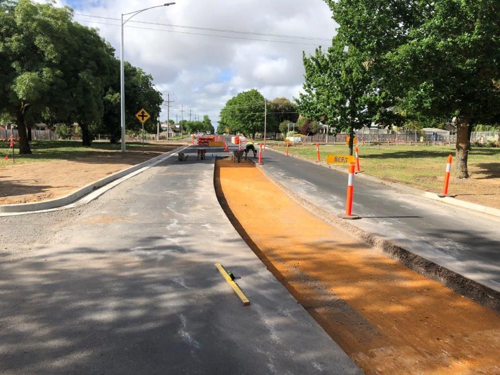 Road with Space for Center Hump — Ballarat VIC — Ballarat Excavation & Transport