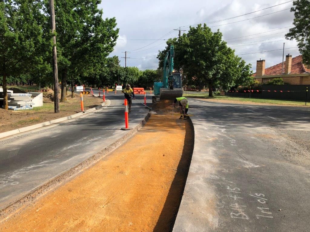 Center Road Hump — Ballarat VIC — Ballarat Excavation & Transport