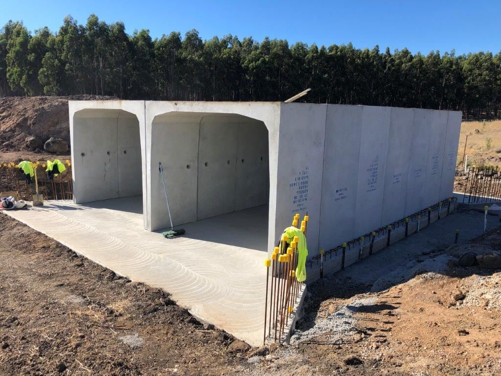 Huge Concrete Culvert — Ballarat VIC — Ballarat Excavation & Transport