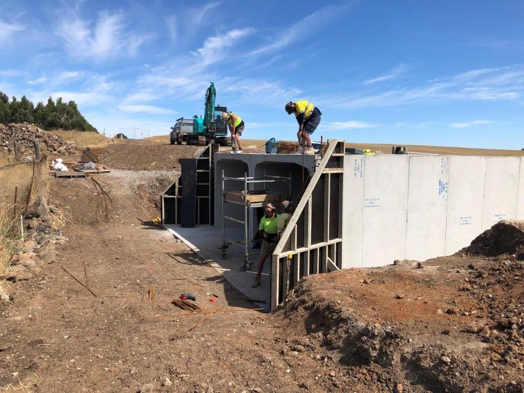 Construction of Huge Culvert — Ballarat VIC — Ballarat Excavation & Transport