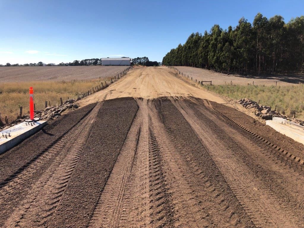 Started Flattening the Soil Base — Ballarat VIC — Ballarat Excavation & Transport
