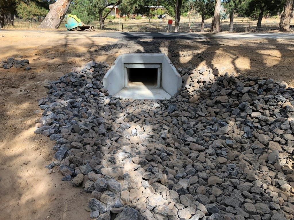 Construction of Culvert — Ballarat VIC — Ballarat Excavation & Transport