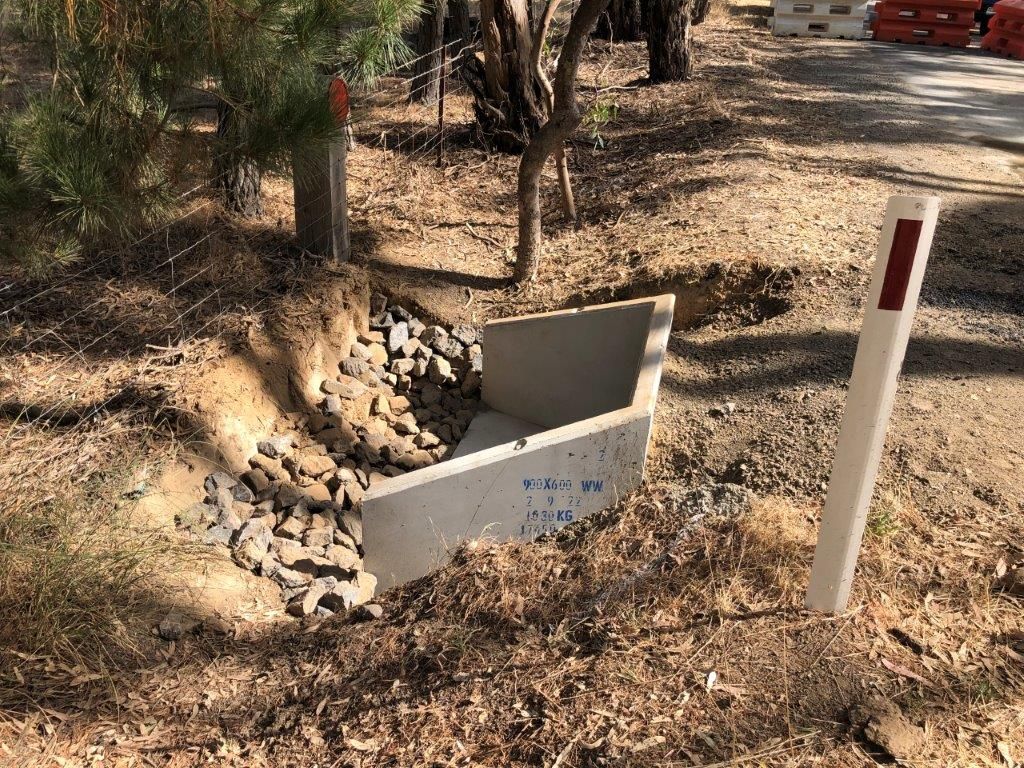 Side View of Culvert — Ballarat VIC — Ballarat Excavation & Transport