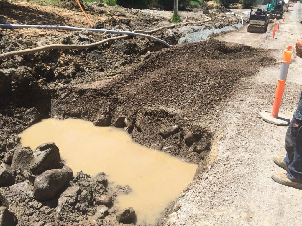 Excavated Road — Ballarat VIC — Ballarat Excavation & Transport