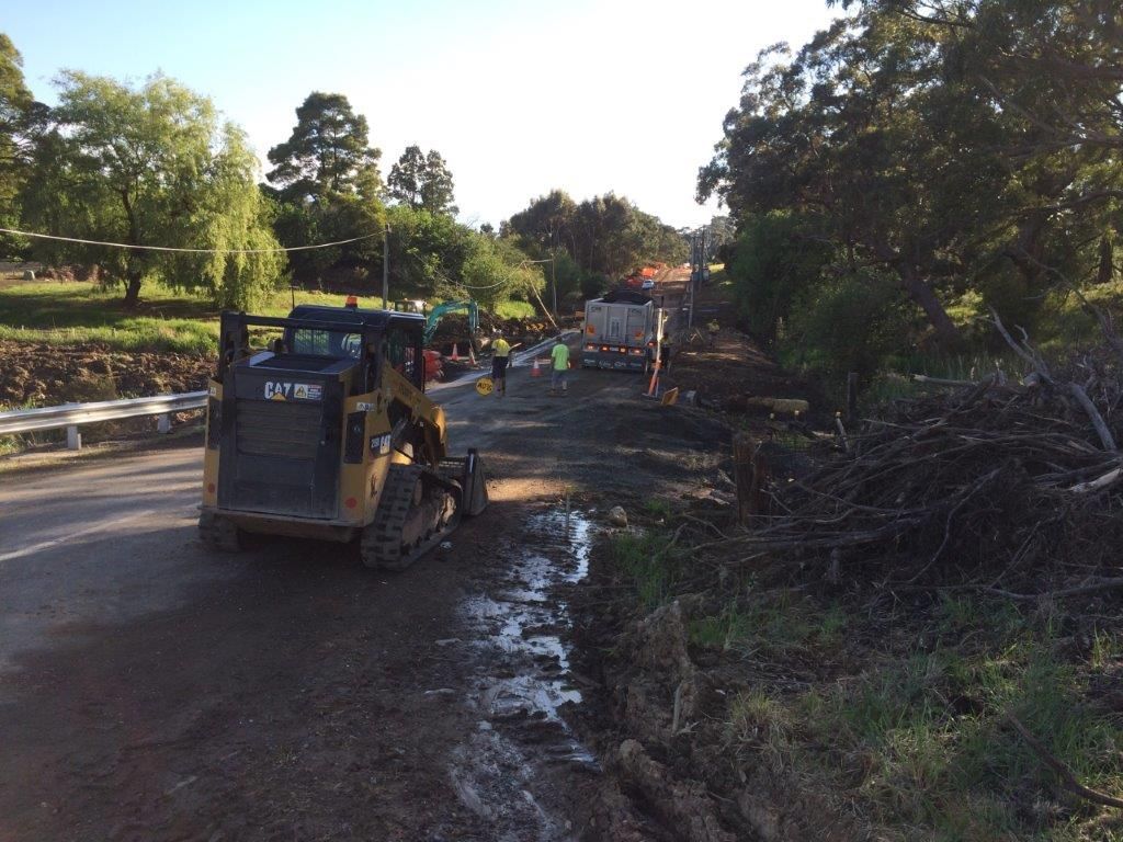 Widening Road — Ballarat VIC — Ballarat Excavation & Transport