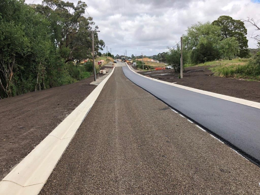Road without Asphalt Finishing — Ballarat VIC — Ballarat Excavation & Transport
