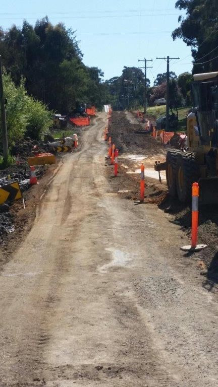 Road with Soil Base — Ballarat VIC — Ballarat Excavation & Transport