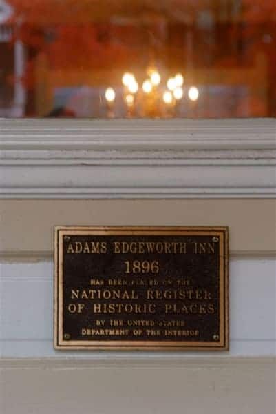 The adams edgeworth inn is a national register of historic places