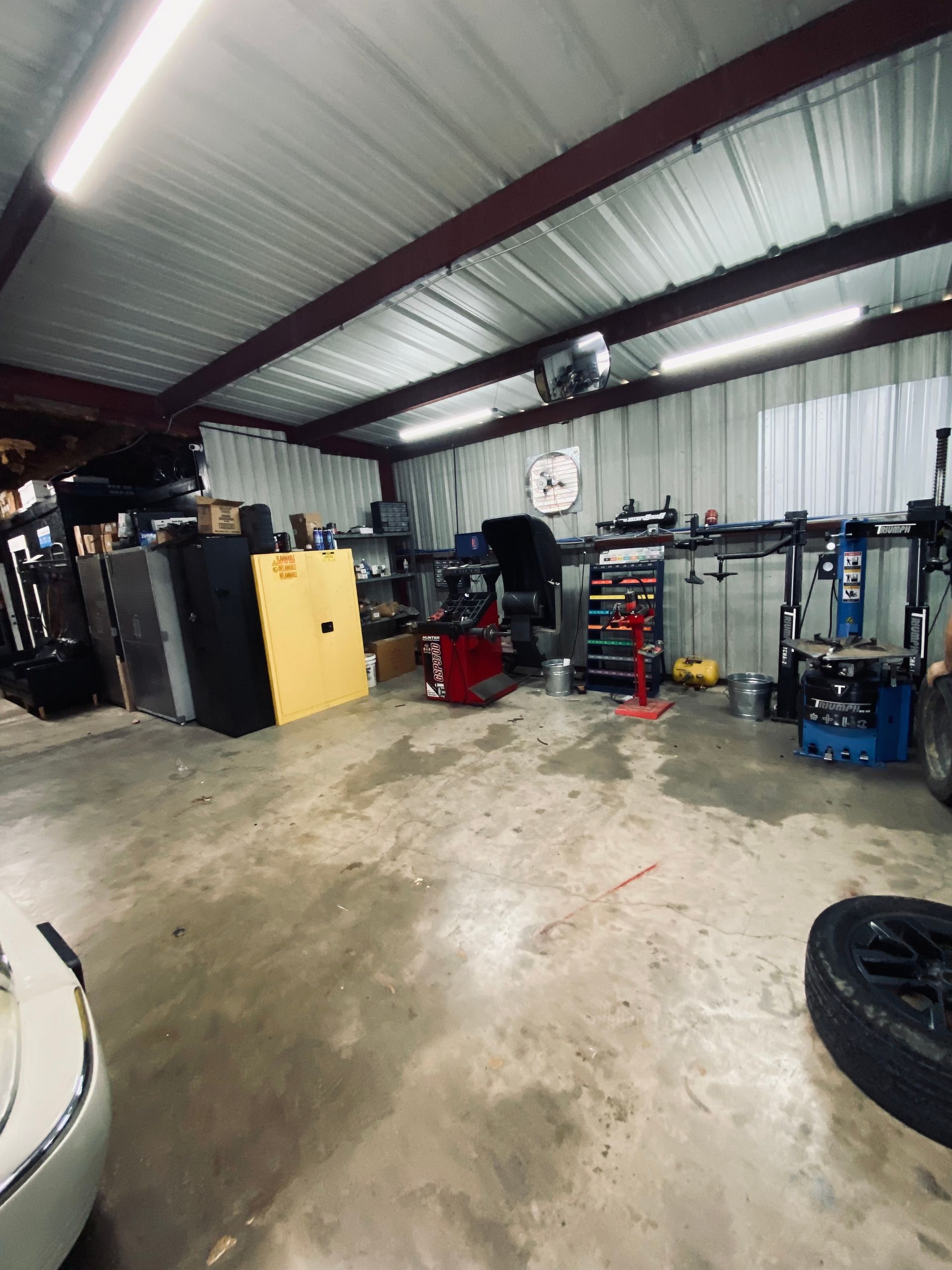 Inside of Auto shop | Expert Automotive Solutions