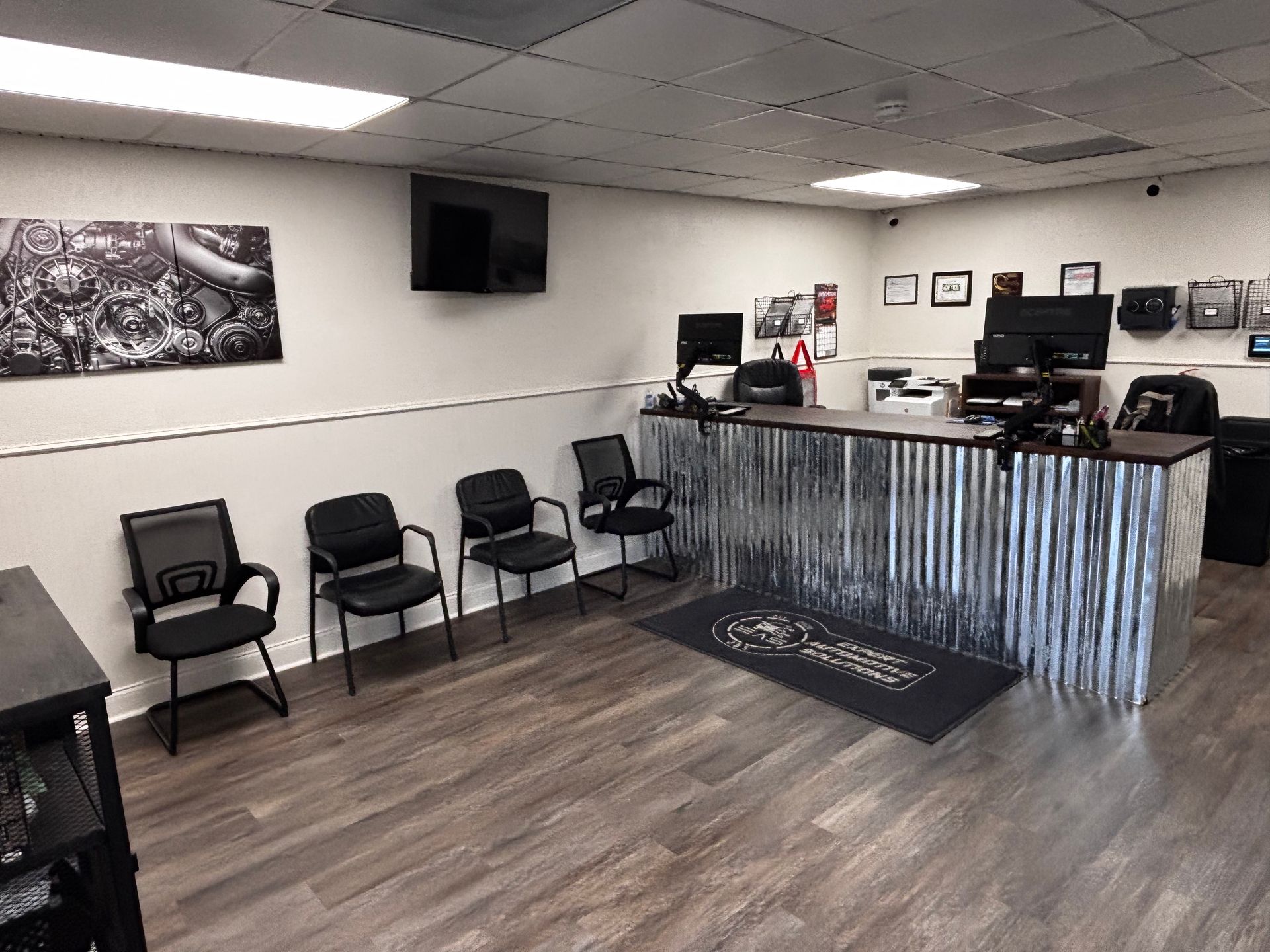 Engine Components And Repair Area At Cleburne, TX N Main Location | Expert Automotive Solutions