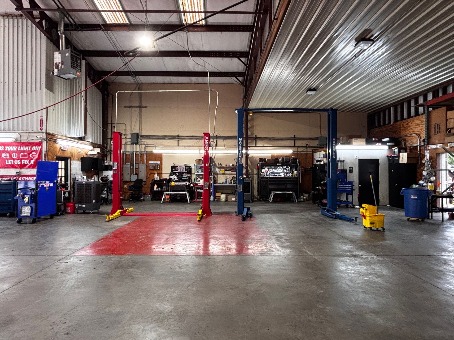 Inside of Auto Shop | Expert Automotive Solutions