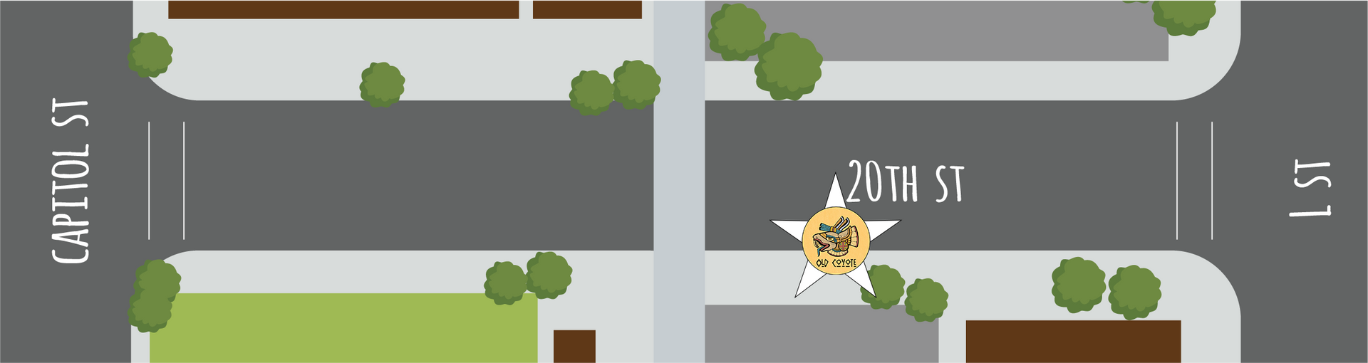 Map of Capitol St and 70th St showing a building location.