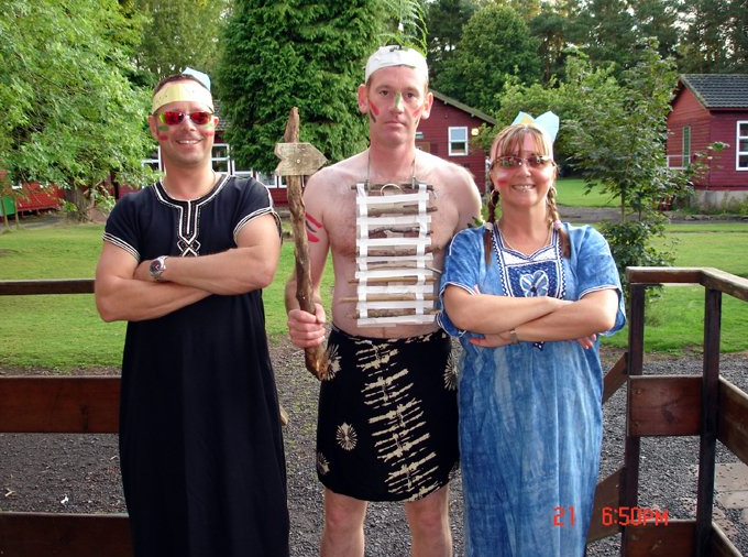 people wearing fancy dresses