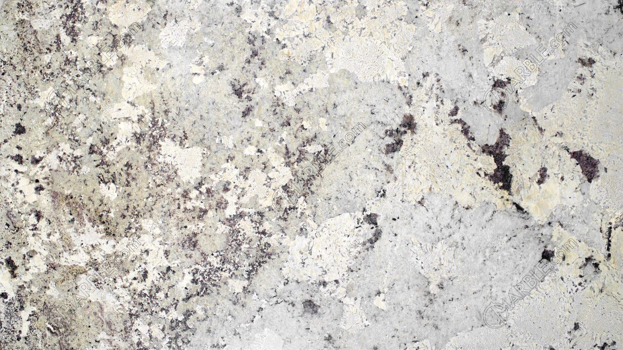 Alaska White Granite counter installed by StoneKing Granite in Lubbock, Texas. 