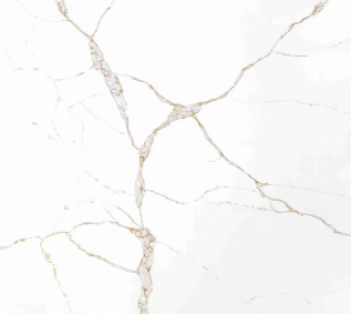 Calacatta Classic Quartz counter tops with a subtle gray veining installed bu StoneKing Granite in Lubbock, Texas. 
