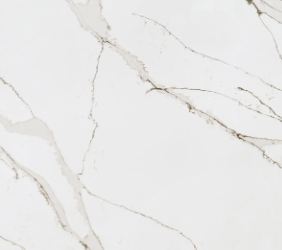 Calacatta Gold Quartz counter top installed by Stoneking Granite in Lubbock, Texas.
