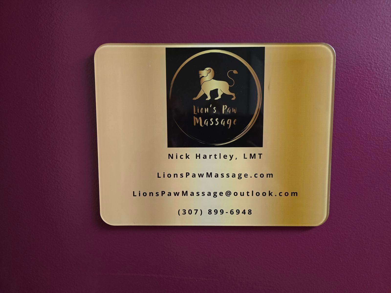 Look for the sign inside of 1737 Sheridan Avenue (red brick Blair Buildings), room 316