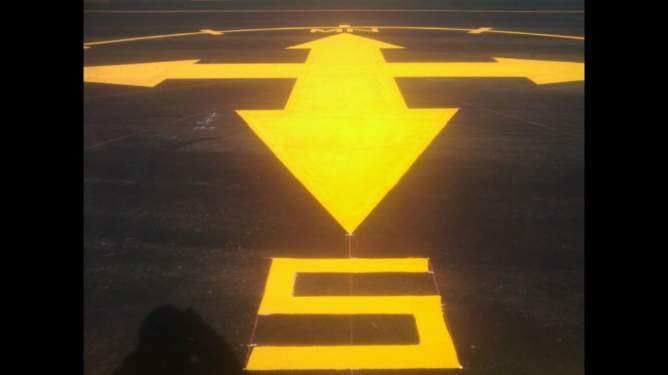 A yellow arrow is pointing to the number 5