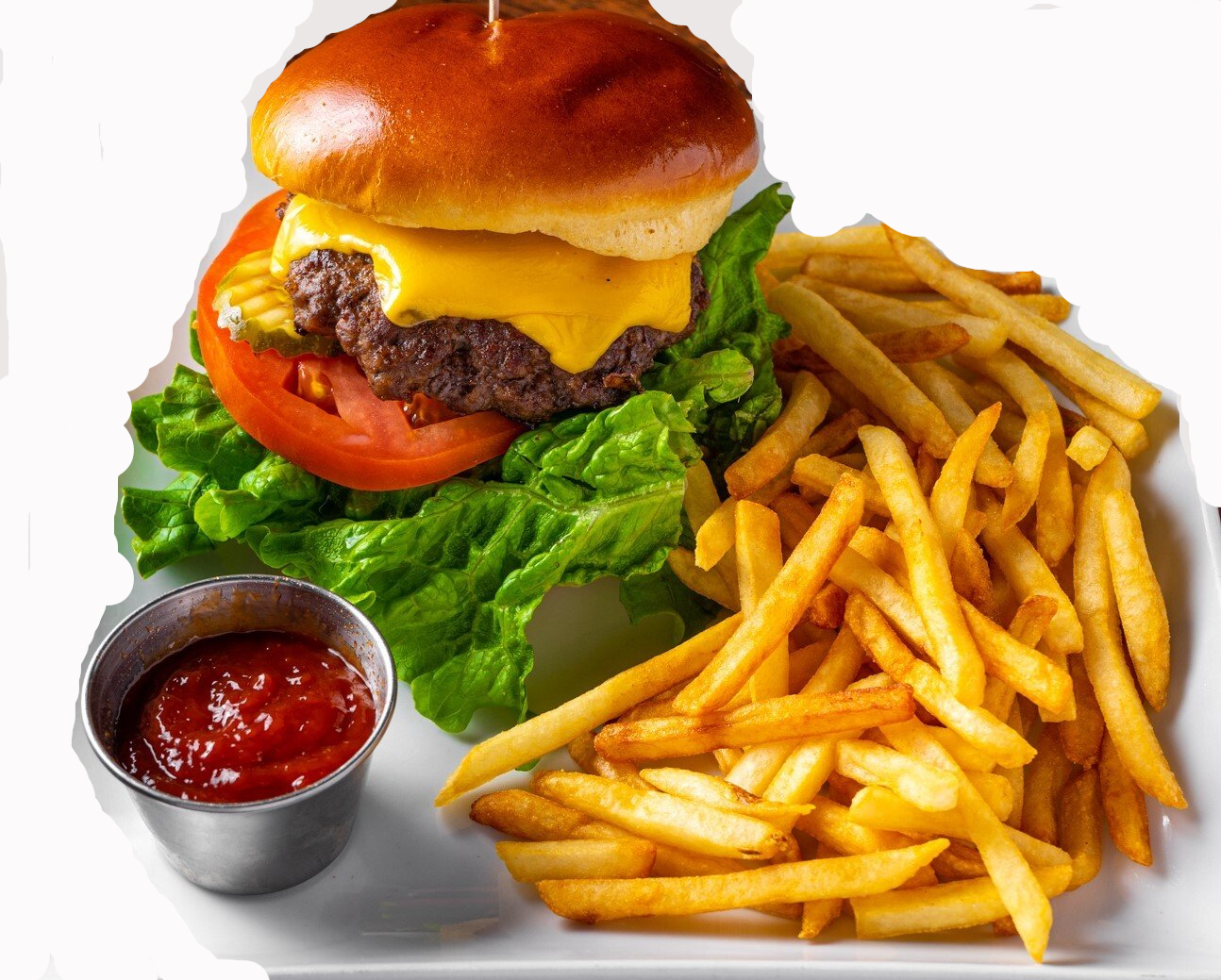 Fresh Cheeseburger in Meriden, CT - Americansoul Kitchen Bar