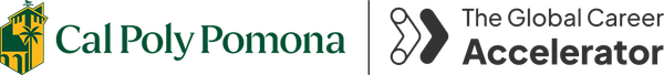 Logo of Cal Poly Ponoma and The Global Career Accelerator.